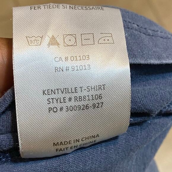 Robert Barakett Marine Blue Kentville Short Sleeve Crewneck T-Shirt Size XL - Picture 5 of 6